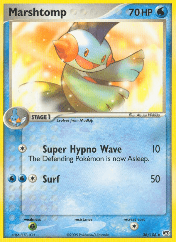 Marshtomp Emerald card