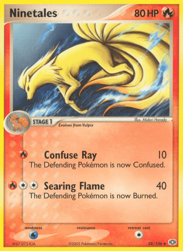 Ninetales Emerald card
