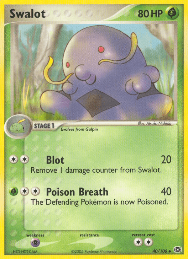 Swalot Emerald card