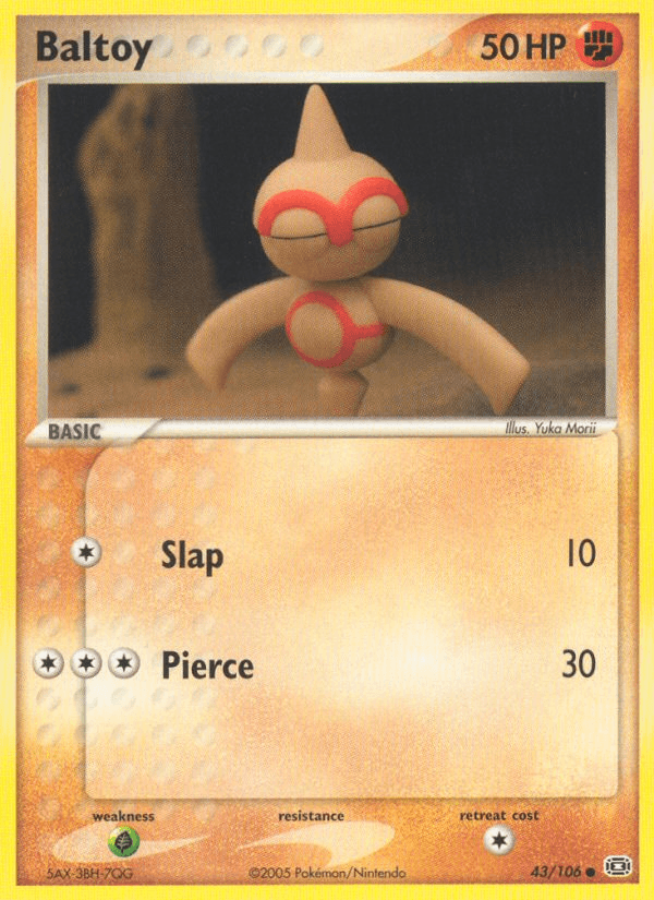 Baltoy Emerald card