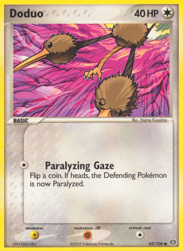 Doduo Emerald card