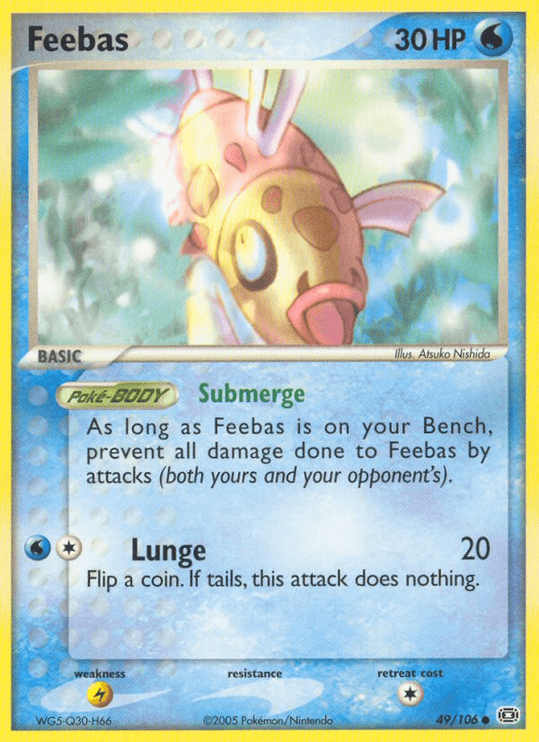 Feebas Emerald card