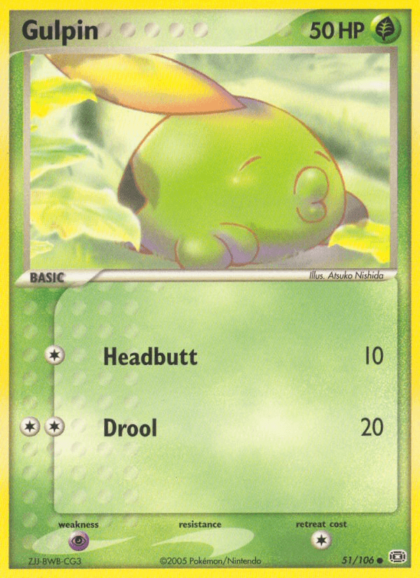 Gulpin Emerald card