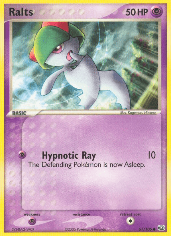 Ralts Emerald card