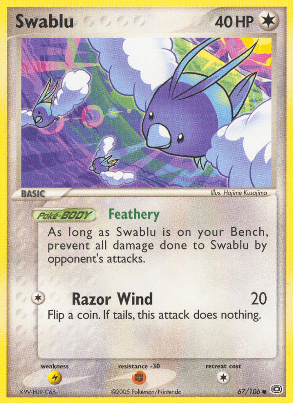 Swablu Emerald card