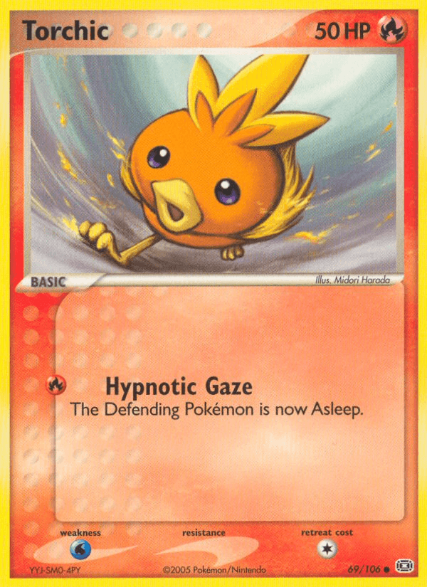 Torchic Emerald card