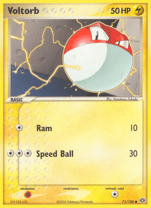Voltorb Emerald card