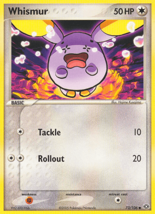Whismur Emerald card