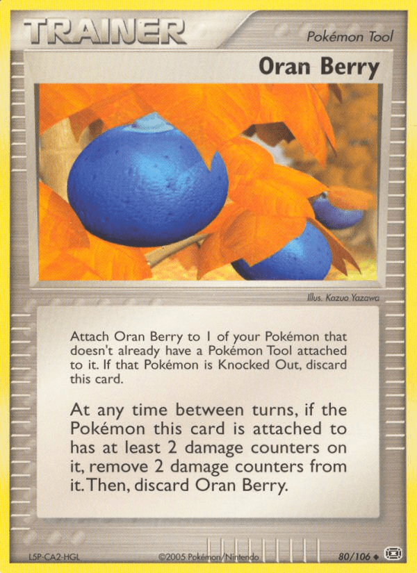 Oran Berry Emerald card