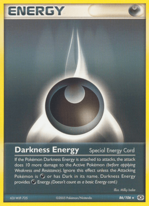 Darkness Energy Emerald card