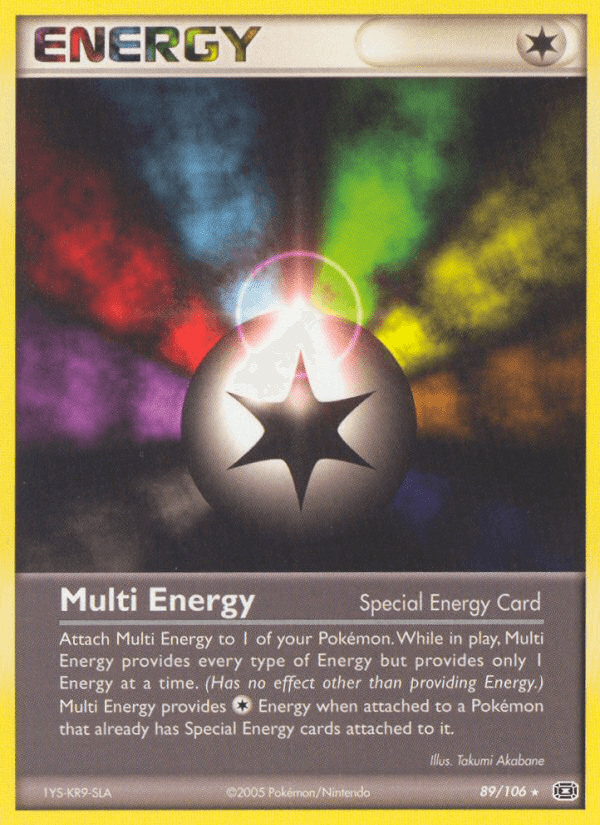 Multi Energy Emerald card
