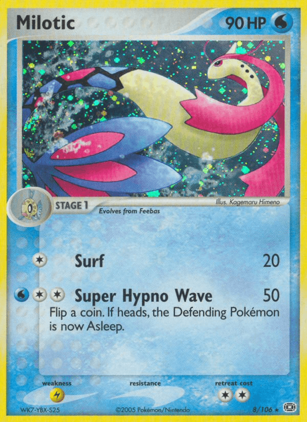 Milotic Emerald card