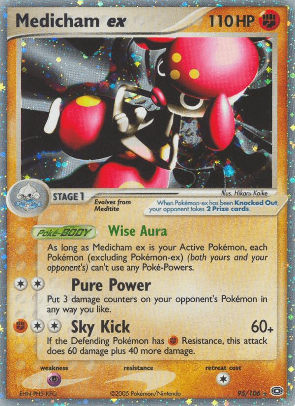 Medicham ex Emerald card
