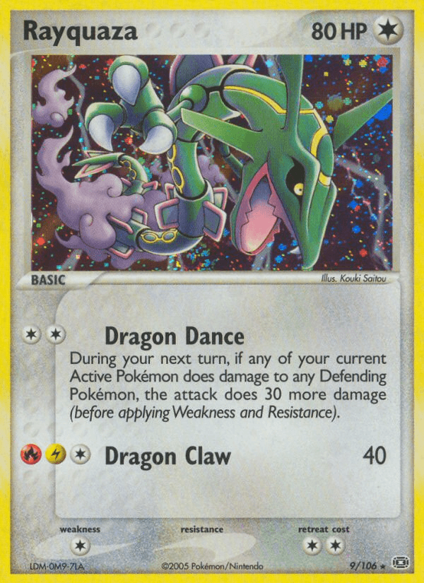 Rayquaza Emerald card