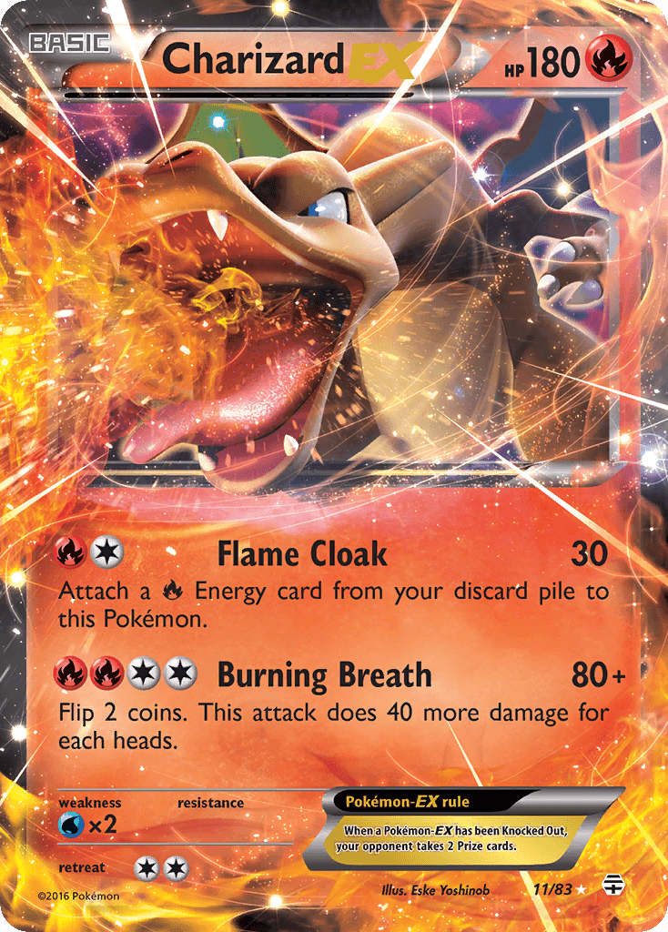 Charizard-EX Generations card