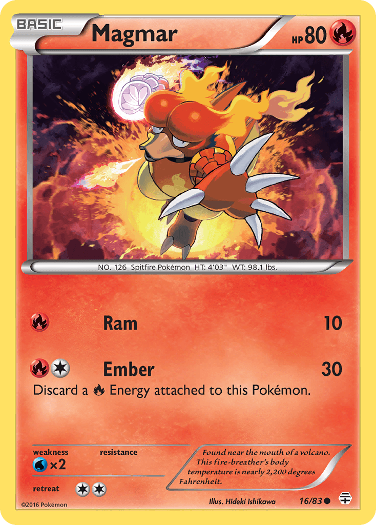Magmar Generations card