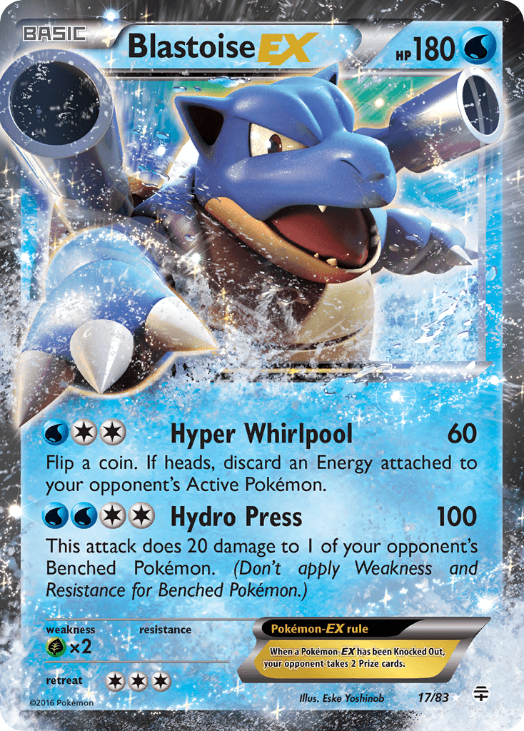 Blastoise-EX Generations card