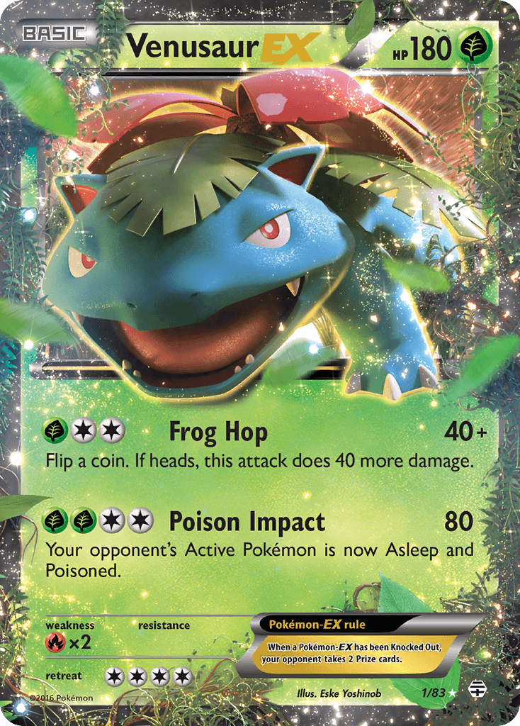 Venusaur-EX Generations card