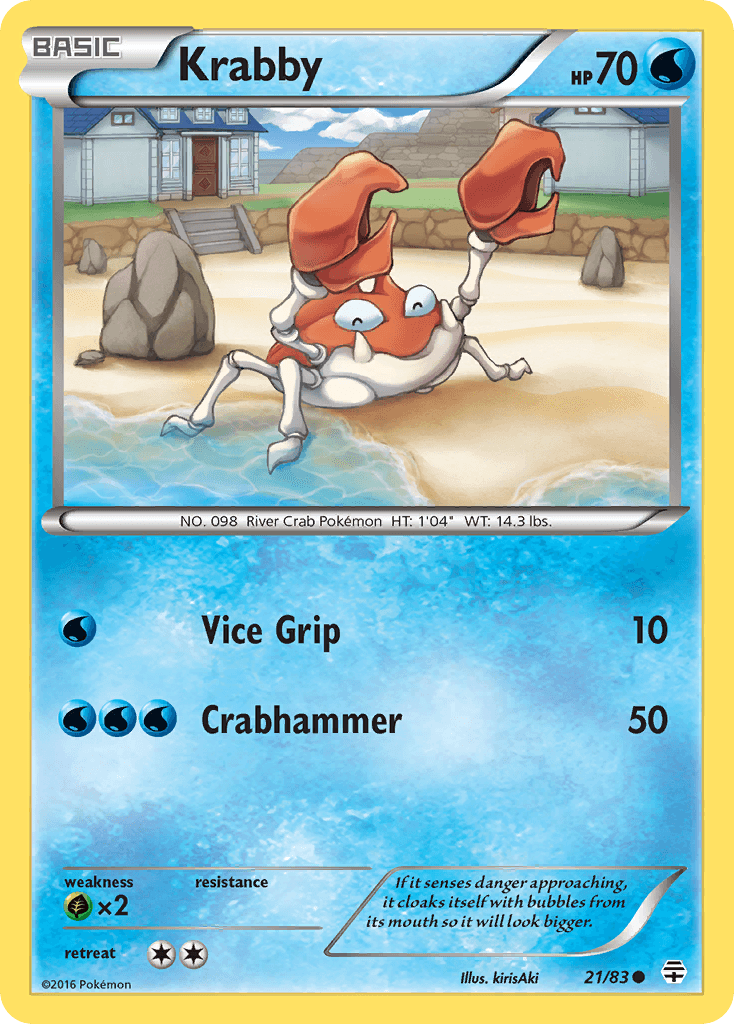 Krabby Generations card