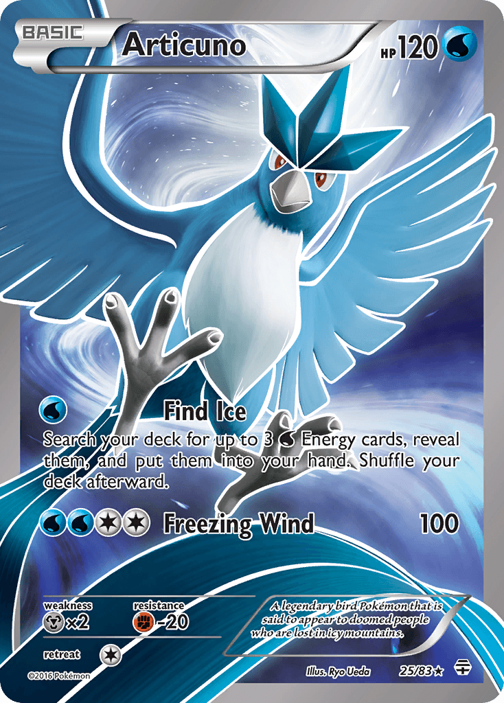 Articuno Generations card