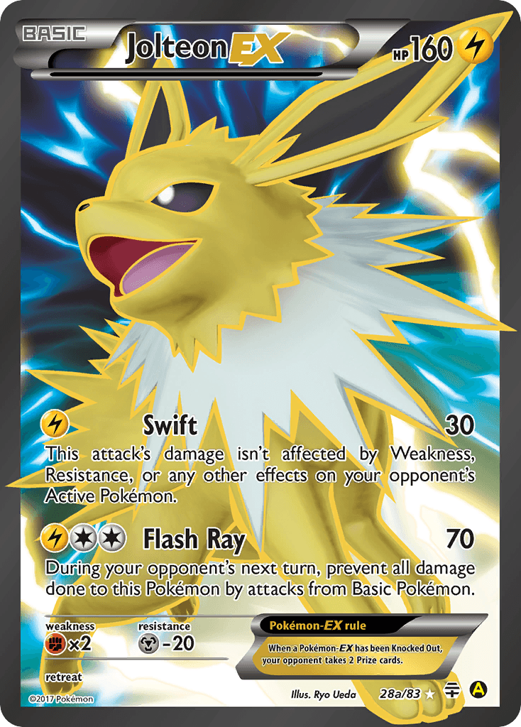Jolteon-EX Generations card