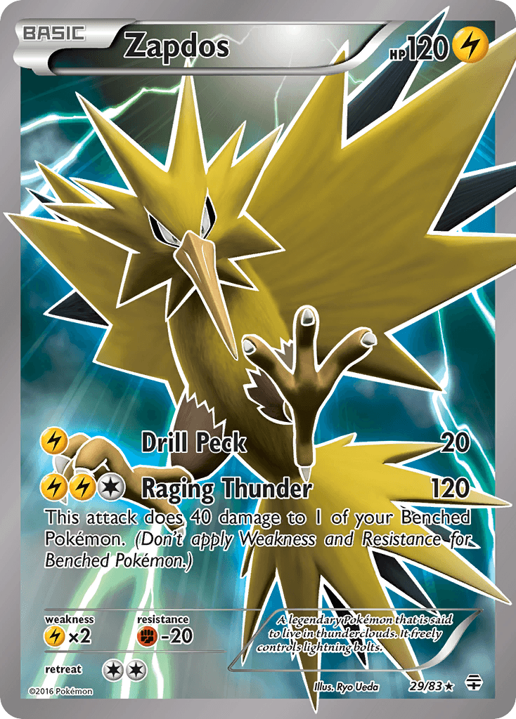 Zapdos Generations card