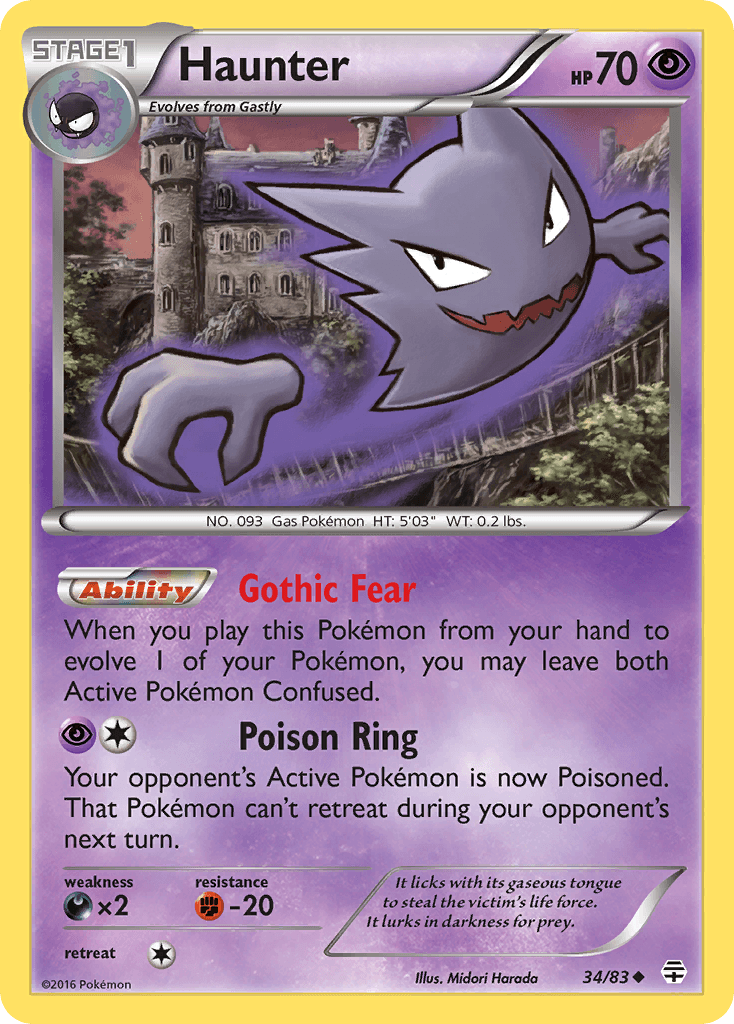 Haunter Generations card