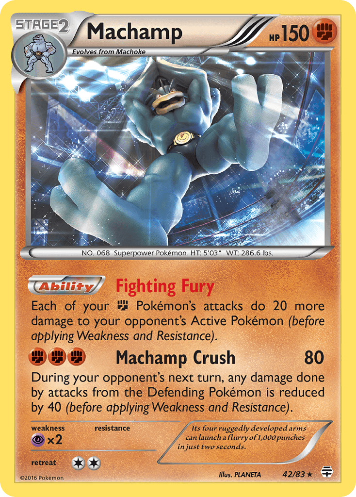 Machamp Generations card