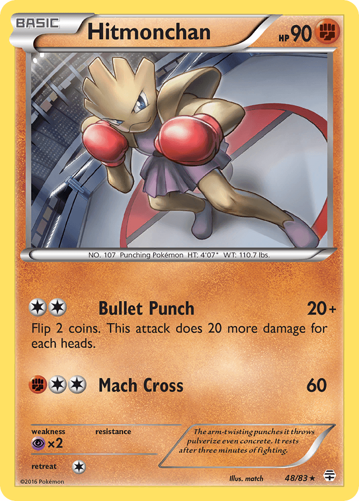 Hitmonchan Generations card