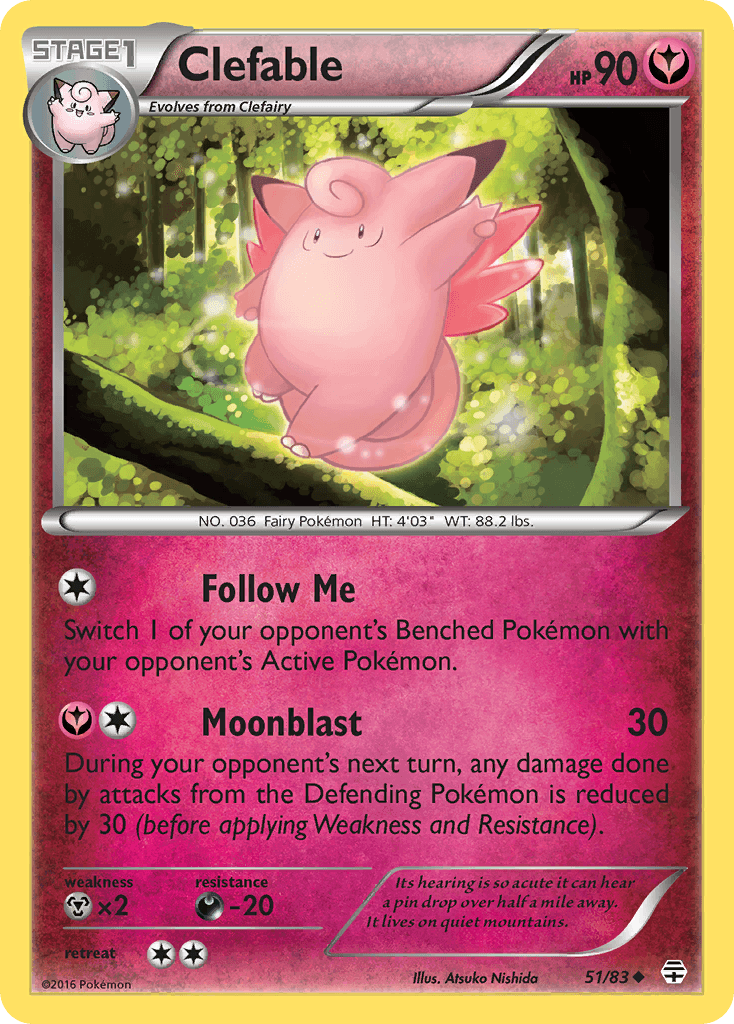 Clefable Generations card
