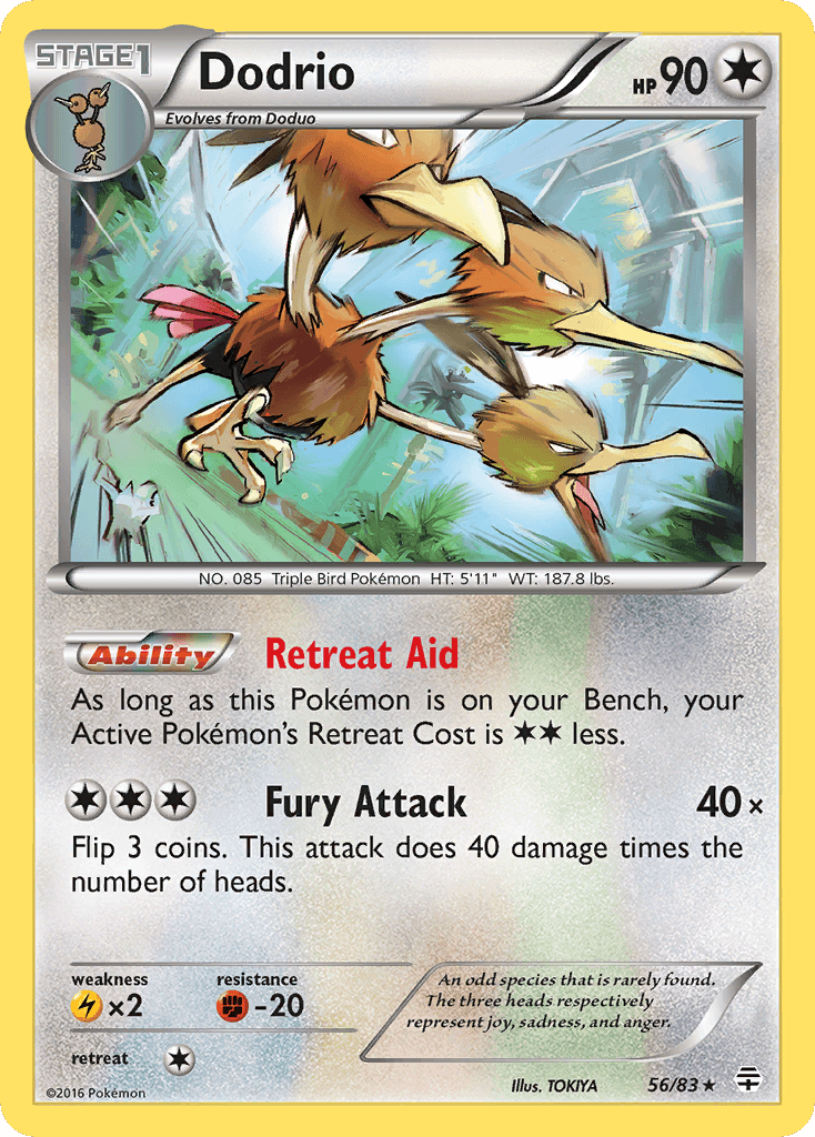 Dodrio Generations card