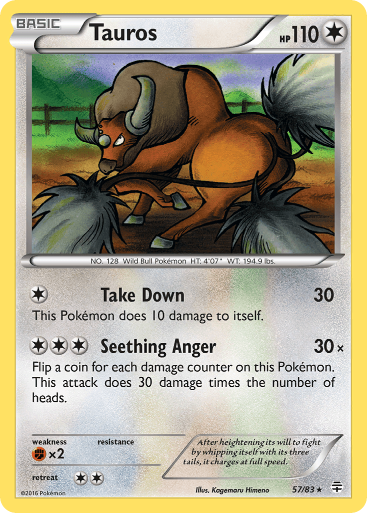 Tauros Generations card