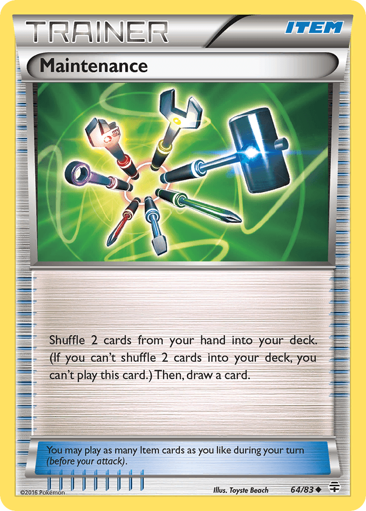 Maintenance Generations card