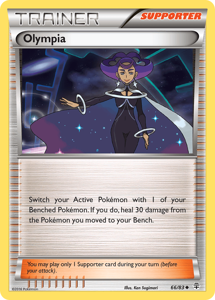 Olympia Generations card