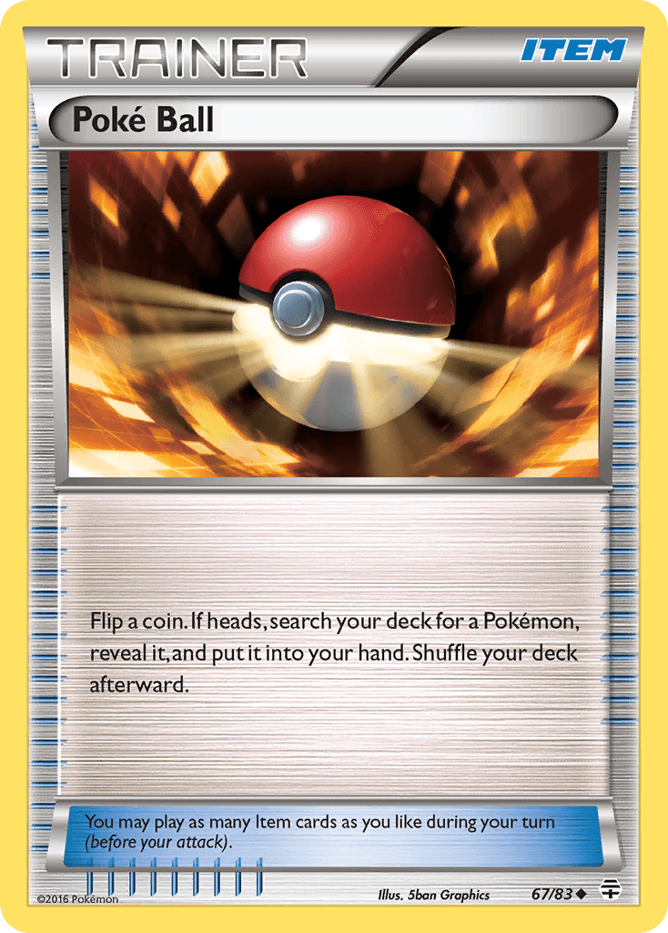 Poké Ball Generations card