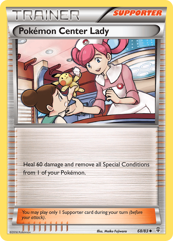 Pokémon Center Lady Generations card