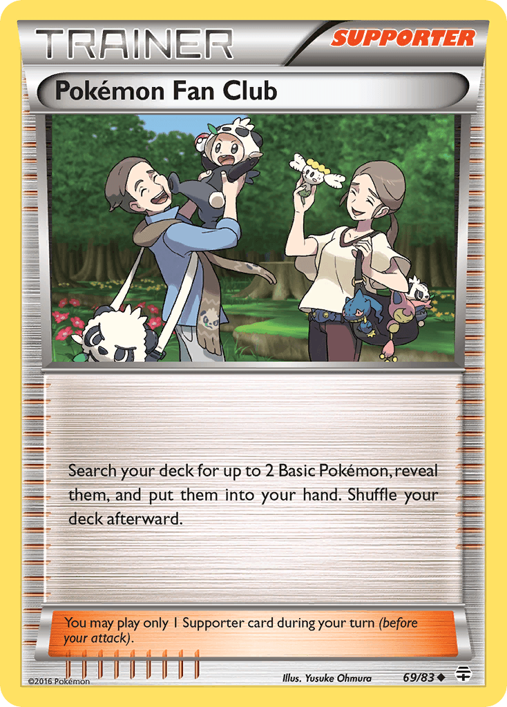 Pokémon Fan Club Generations card