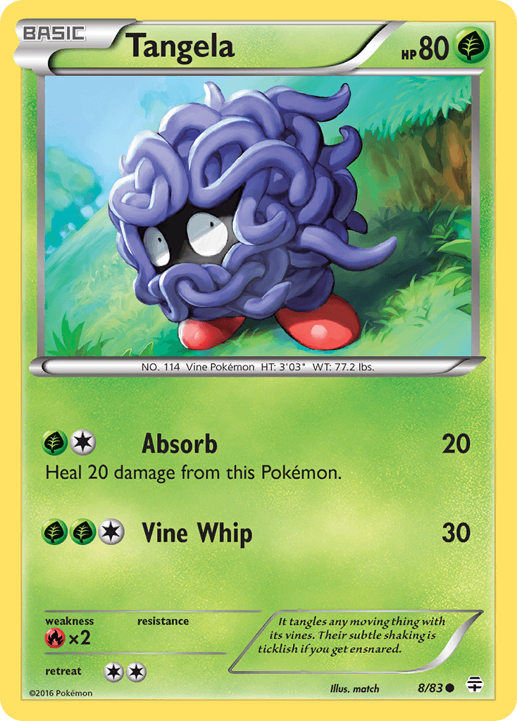 Tangela Generations card