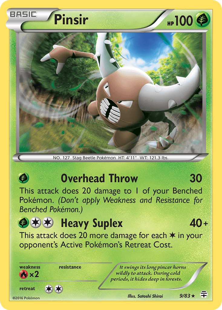 Pinsir Generations card