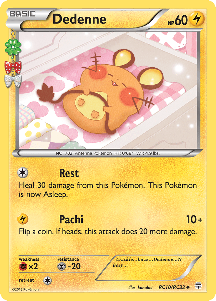 Dedenne Generations card