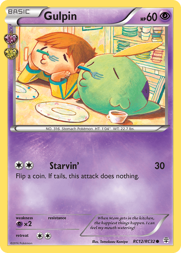 Gulpin Generations card