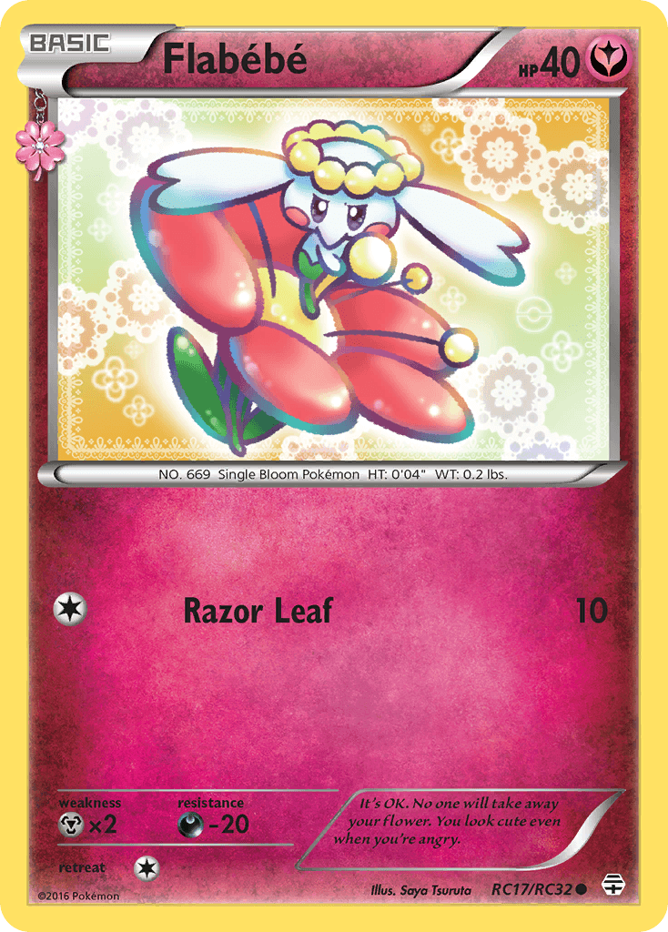 Flabébé Generations card