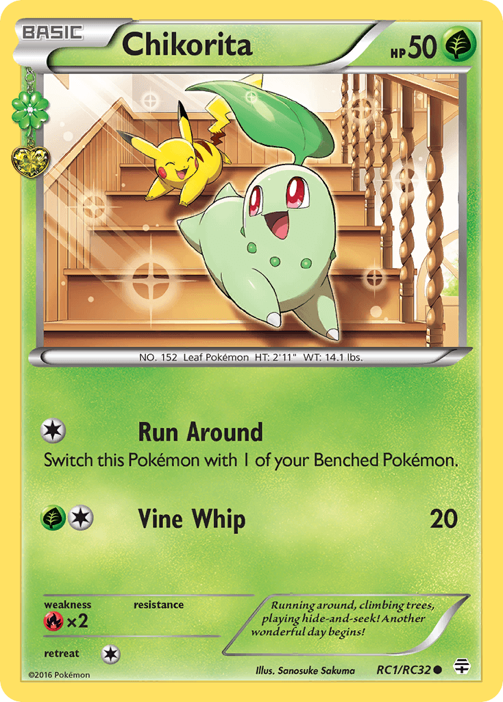 Chikorita Generations card
