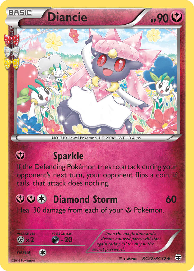 Diancie Generations card