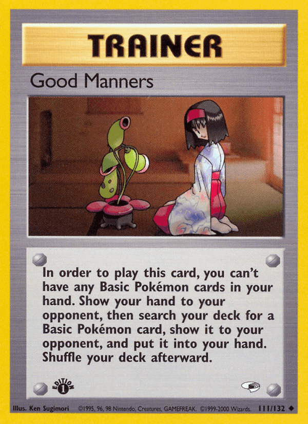 Good Manners Gym Heroes card