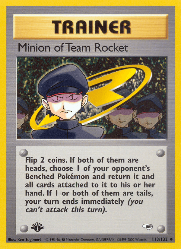Minion of Team Rocket Gym Heroes card