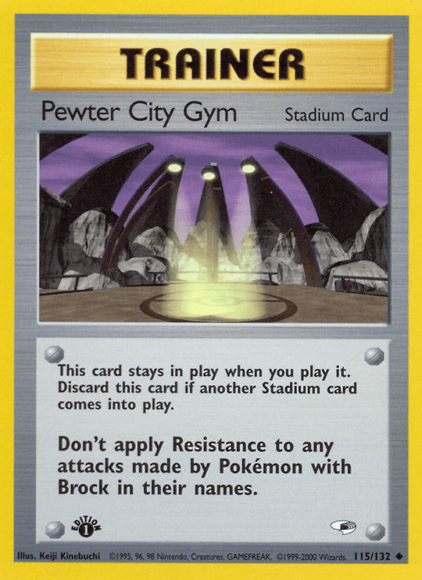Pewter City Gym Gym Heroes card