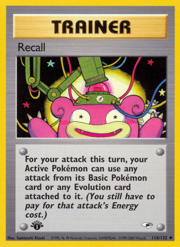 Recall Gym Heroes card