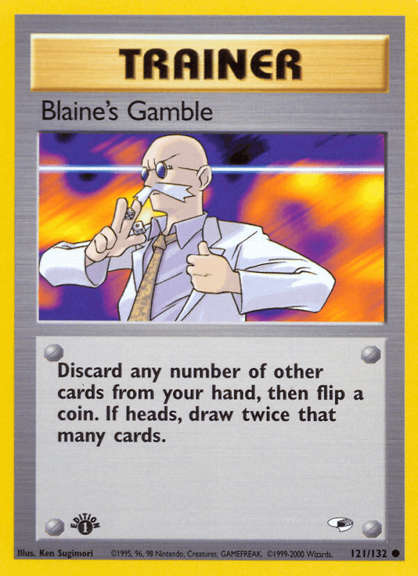 Blaine's Gamble Gym Heroes card