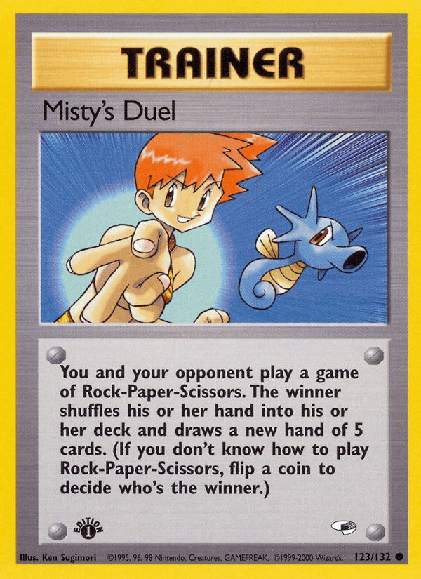 Misty's Duel Gym Heroes card